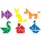 Barker Creek Learning Magnets - Kidshapes Tangrams, 42 Magnetic pieces/Package 2305 - alternate 5